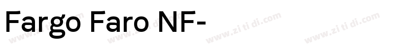 Fargo Faro NF字体转换